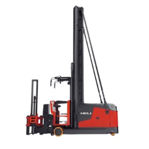 Apilador Trilateral HELI | 1.6 ton - Con Cabina Elevable y Operador a Bordo