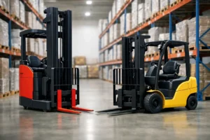 ¿Reach o montacargas contrabalanceado para su almacén?